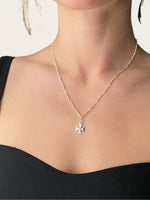 Cross Necklace - Silver