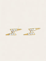 Lightning Bolt Studs - Gold