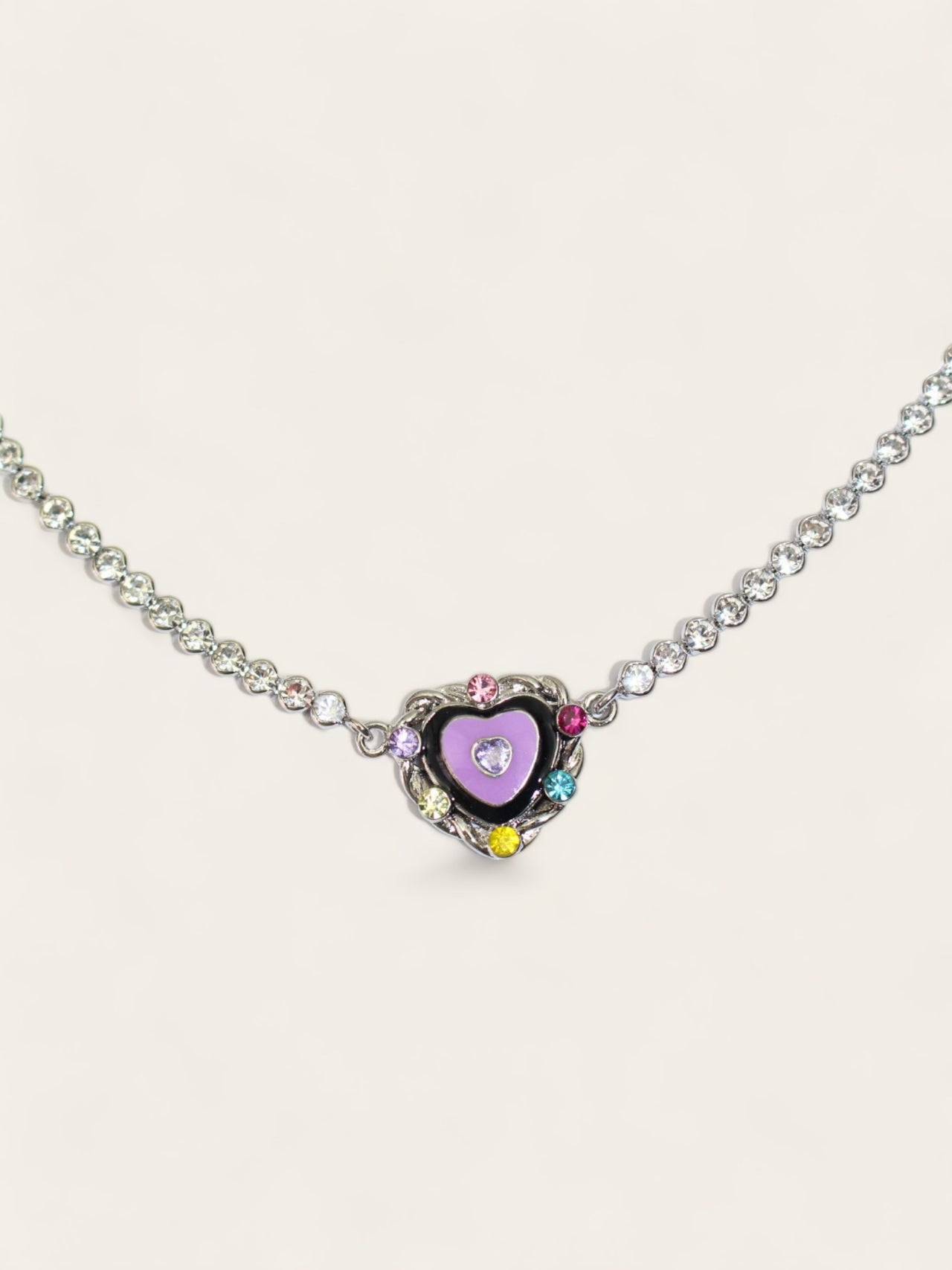 Be Mine Necklace - Purple