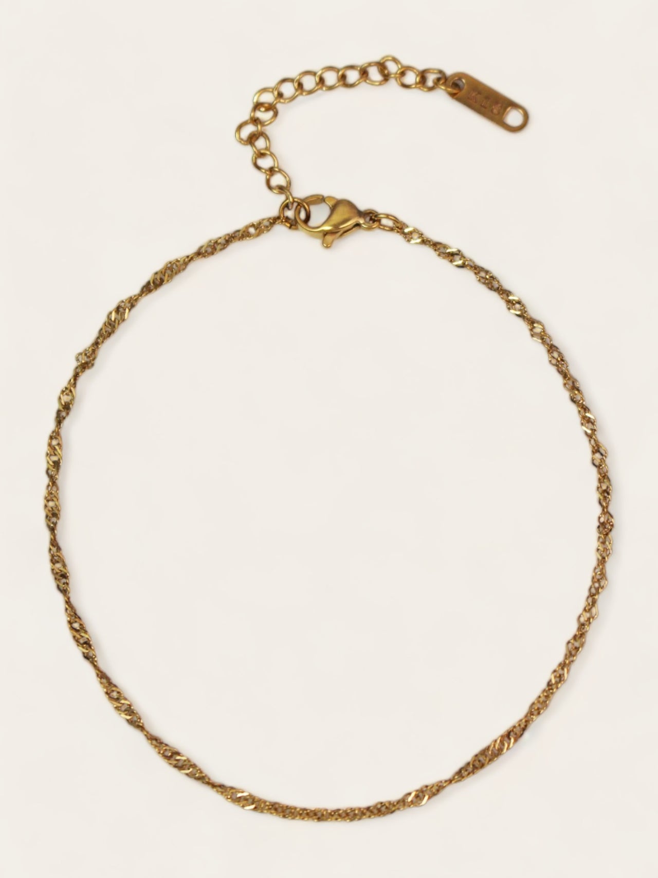 Twisted Chain Anklet