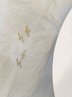 Lightning Bolt Studs - Gold