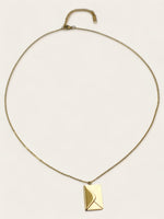 Gold Letter Necklace [engravable]