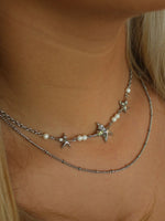 Starfish Pearl Double Necklace