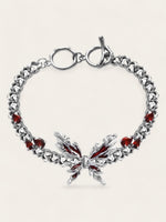 Red Lacewing Bracelet
