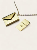 Gold Letter Necklace [engravable]