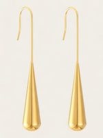 Drop Hook Earrings - Gold