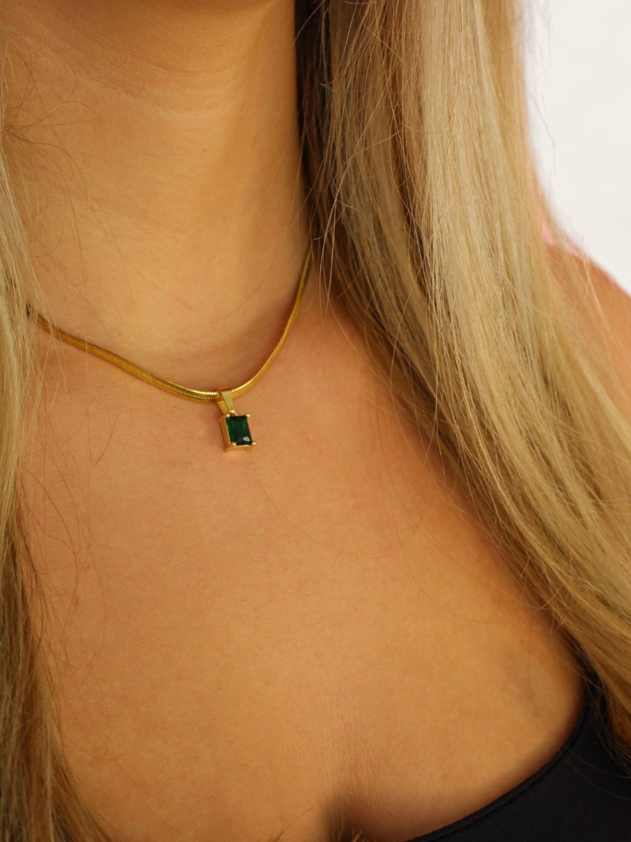 Thea Necklace - Green