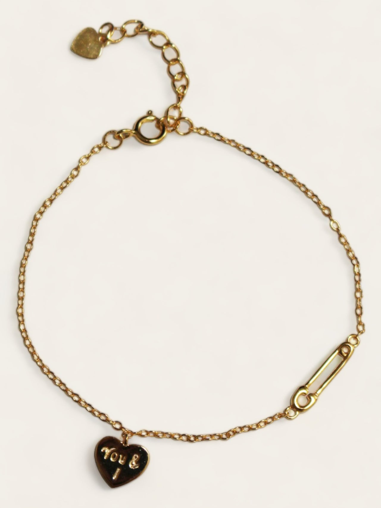 Gold You & I Bracelet [engravable]