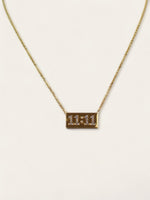 11:11 Diamond Necklace [back engravable]