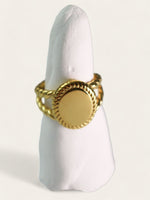 Braided Signet Ring [engravable]