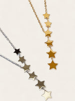 Gold Stars Necklace [engravable]