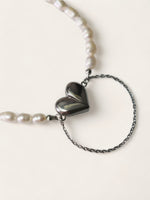 Silver Magnetic Heart Bracelet [engravable]