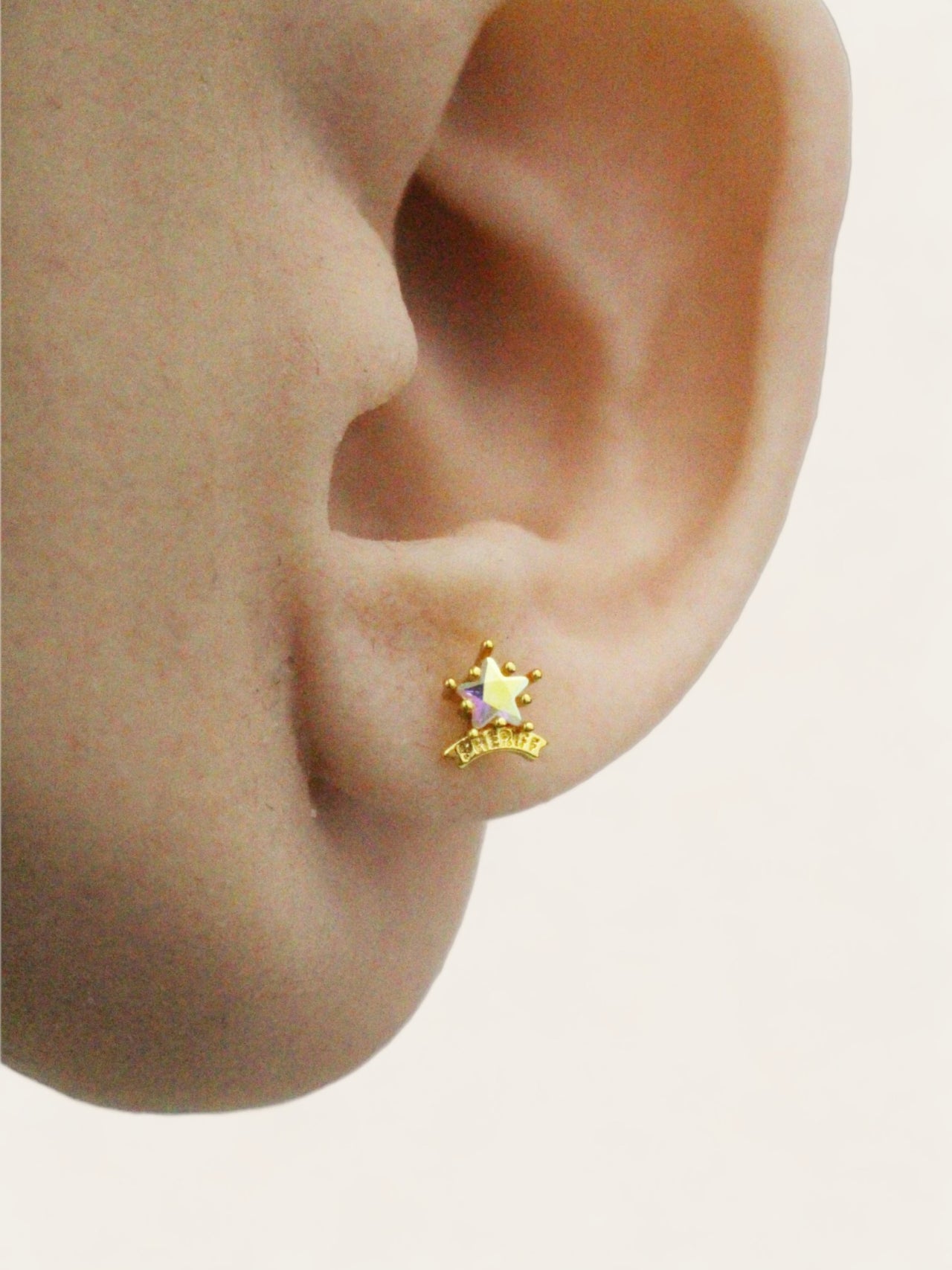 Sheriff Studs - Gold