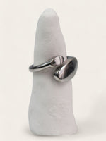 Double Signet Ring - Silver [engravable]