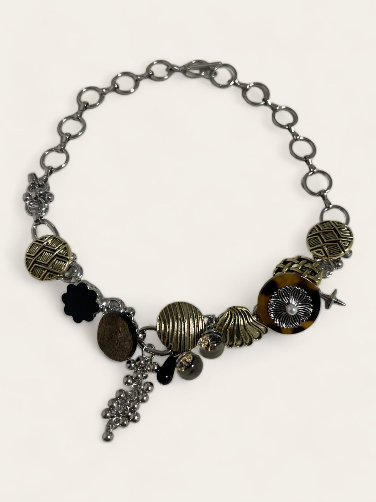 Button Necklace - Handmade