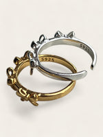 Triple Bow Ring - Silver