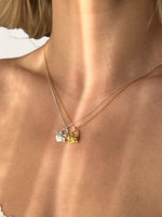 Sweetheart Bow Necklace - Silver