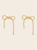 Sweet Bow Studs - Gold