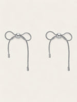 Sweet Bow Studs - Silver