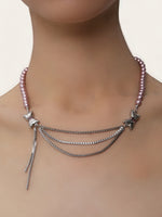 Ribbon Dangle Necklace