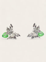 Green Monarch Earrings