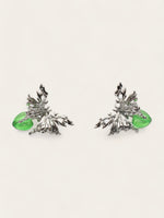 Green Monarch Earrings