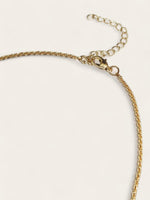 Frosted Gold Necklace