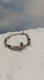 Red Lacewing Bracelet