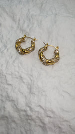 Twisted Diamond Hoops