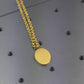Painted Flower Necklace [engravable]